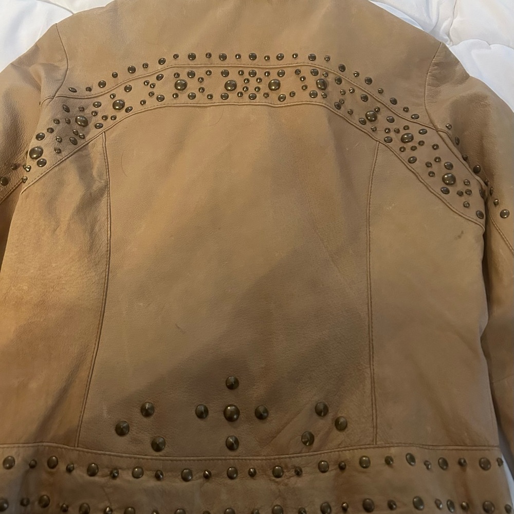 Vintage Wilson Leather studded jacket